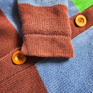 Hanna Andersson Lined Button Up Sweater Jacket